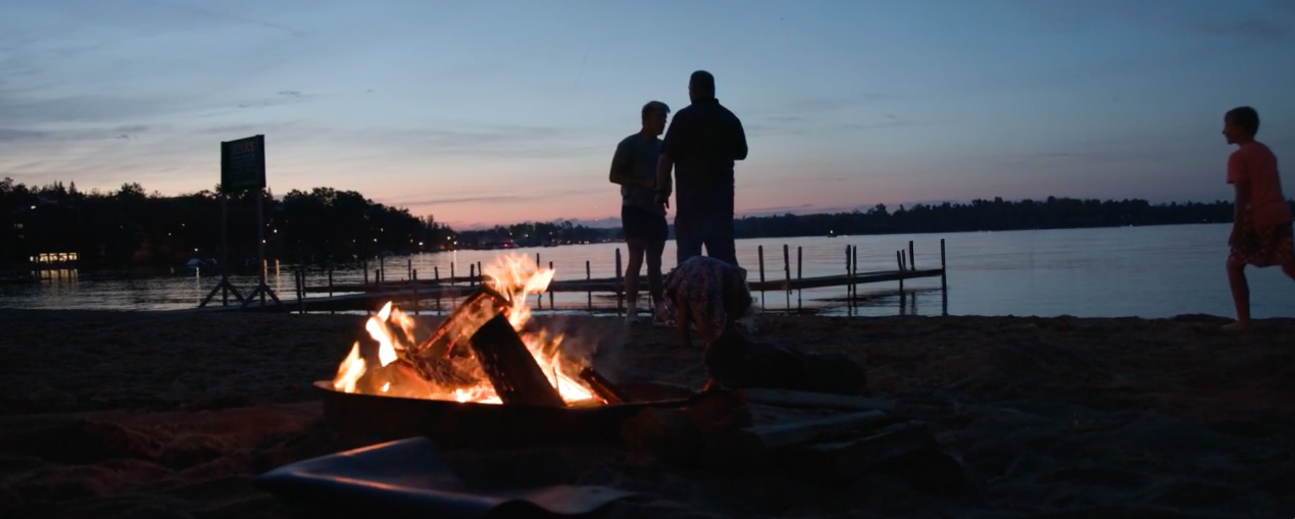 Evening view of the lake